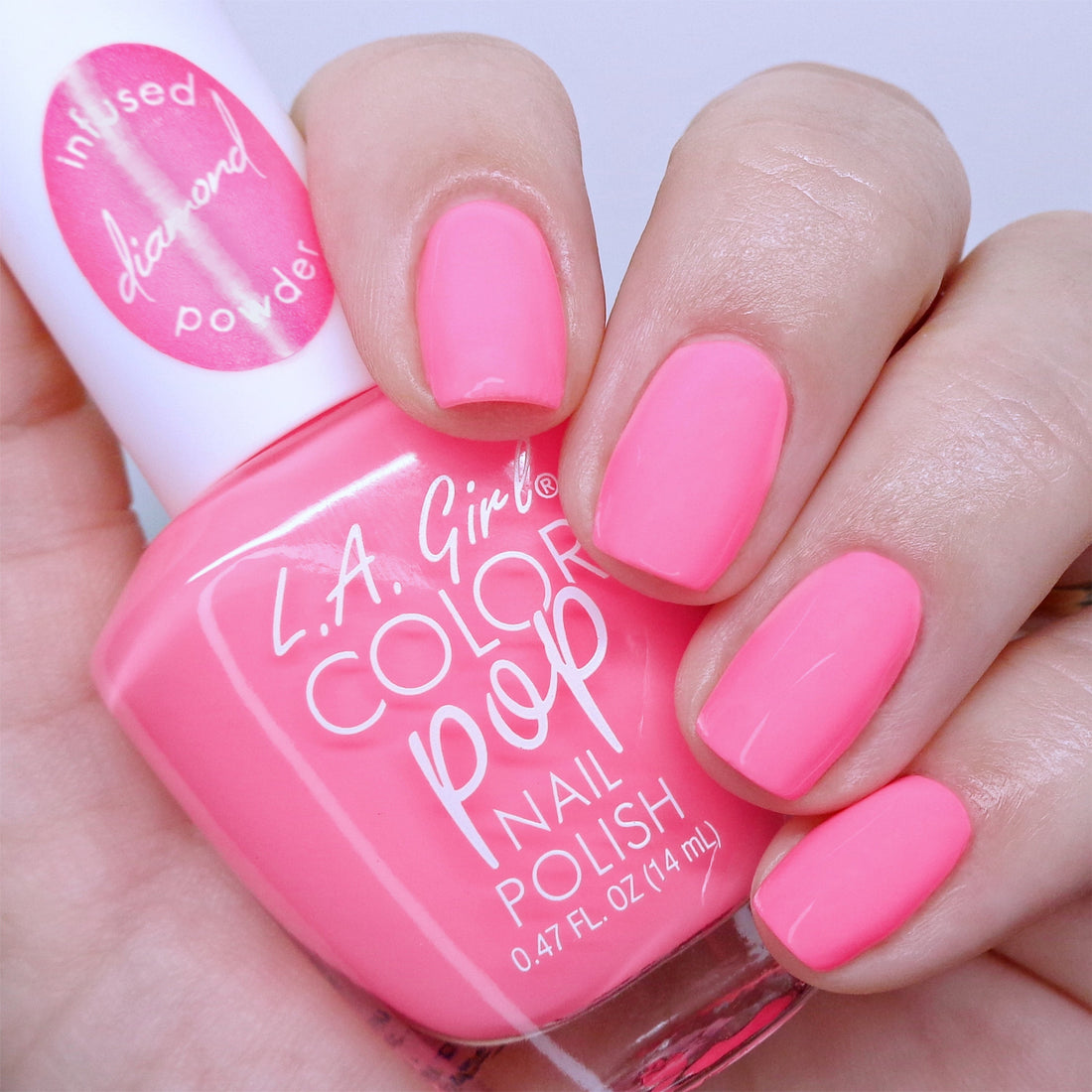 Color Pop Nail Polish with Diamond Powder